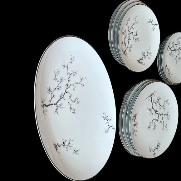 Vintage china from Japan Noritake china 1386 it comes with 1 serving dish 14” x